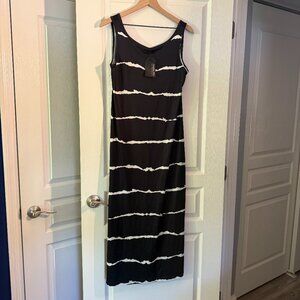 NWT - Anrilita - Black & White Tank Maxi Dress - Size Medium